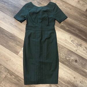 NWT! Boden talia textured dress green pencil skirt 4 small W0472